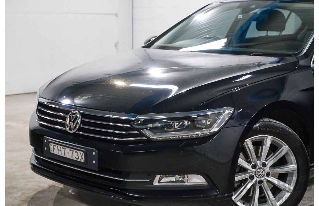 01/2016 Volkswagen Passat 132 TSI Comfortline 3C MY16 4D Sedan Deep Black Turbo 1.8L