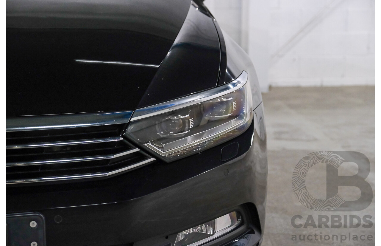 01/2016 Volkswagen Passat 132 TSI Comfortline 3C MY16 4D Sedan Deep Black Turbo 1.8L