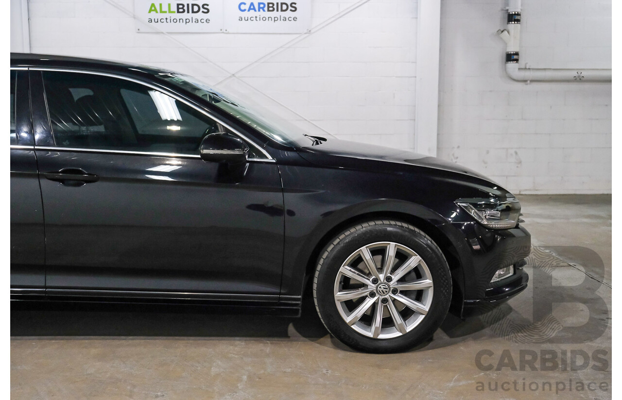 01/2016 Volkswagen Passat 132 TSI Comfortline 3C MY16 4D Sedan Deep Black Turbo 1.8L