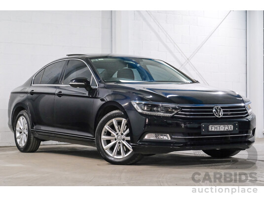 01/2016 Volkswagen Passat 132 TSI Comfortline 3C MY16 4D Sedan Deep Black Turbo 1.8L