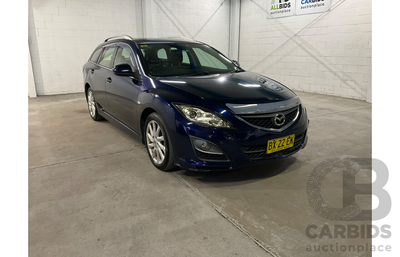 01/2012 Mazda 6 Touring GH MY11 4d Wagon Blue 2.5L