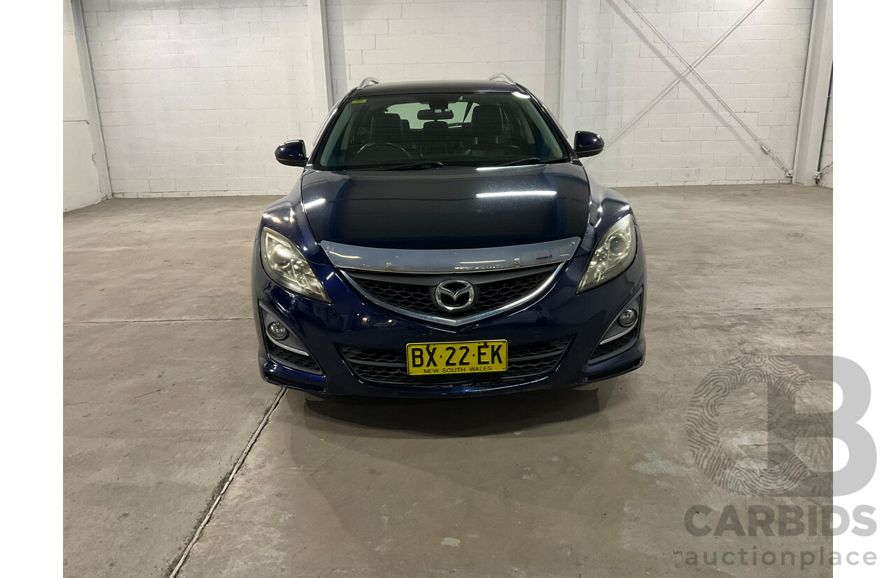 01/2012 Mazda 6 Touring GH MY11 4d Wagon Blue 2.5L