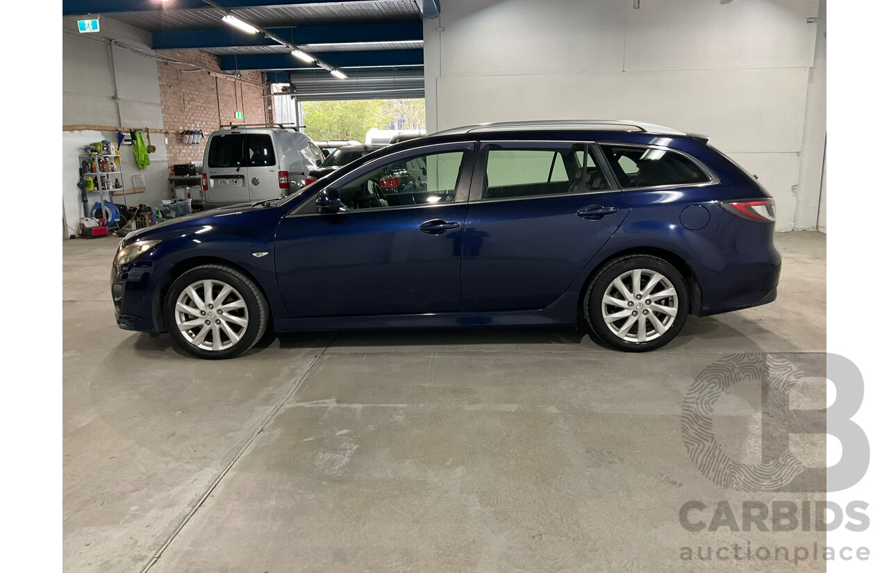 01/2012 Mazda 6 Touring GH MY11 4d Wagon Blue 2.5L