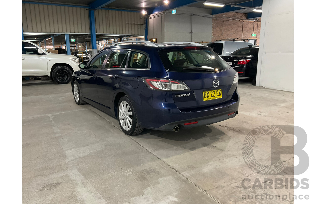 01/2012 Mazda 6 Touring GH MY11 4d Wagon Blue 2.5L