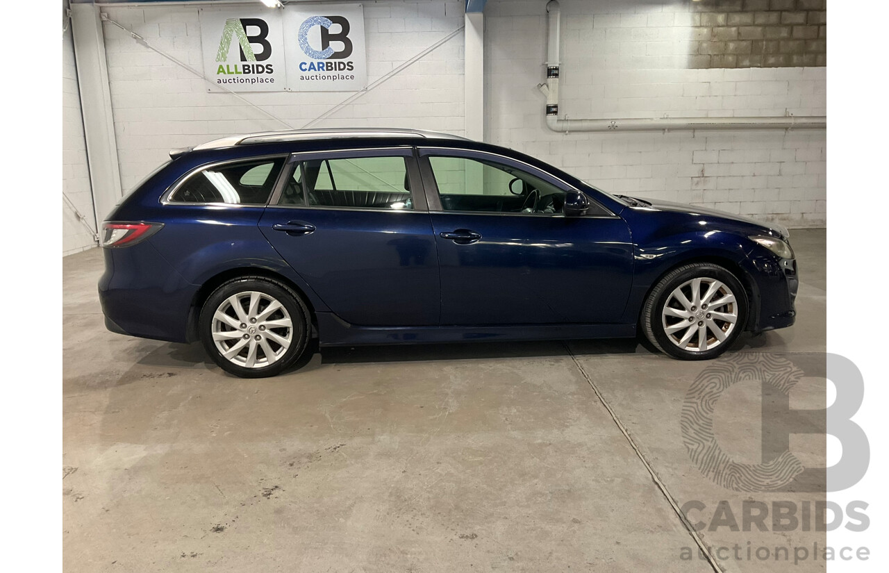 01/2012 Mazda 6 Touring GH MY11 4d Wagon Blue 2.5L