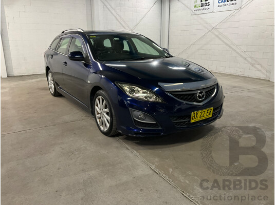 01/2012 Mazda 6 Touring GH MY11 4d Wagon Blue 2.5L