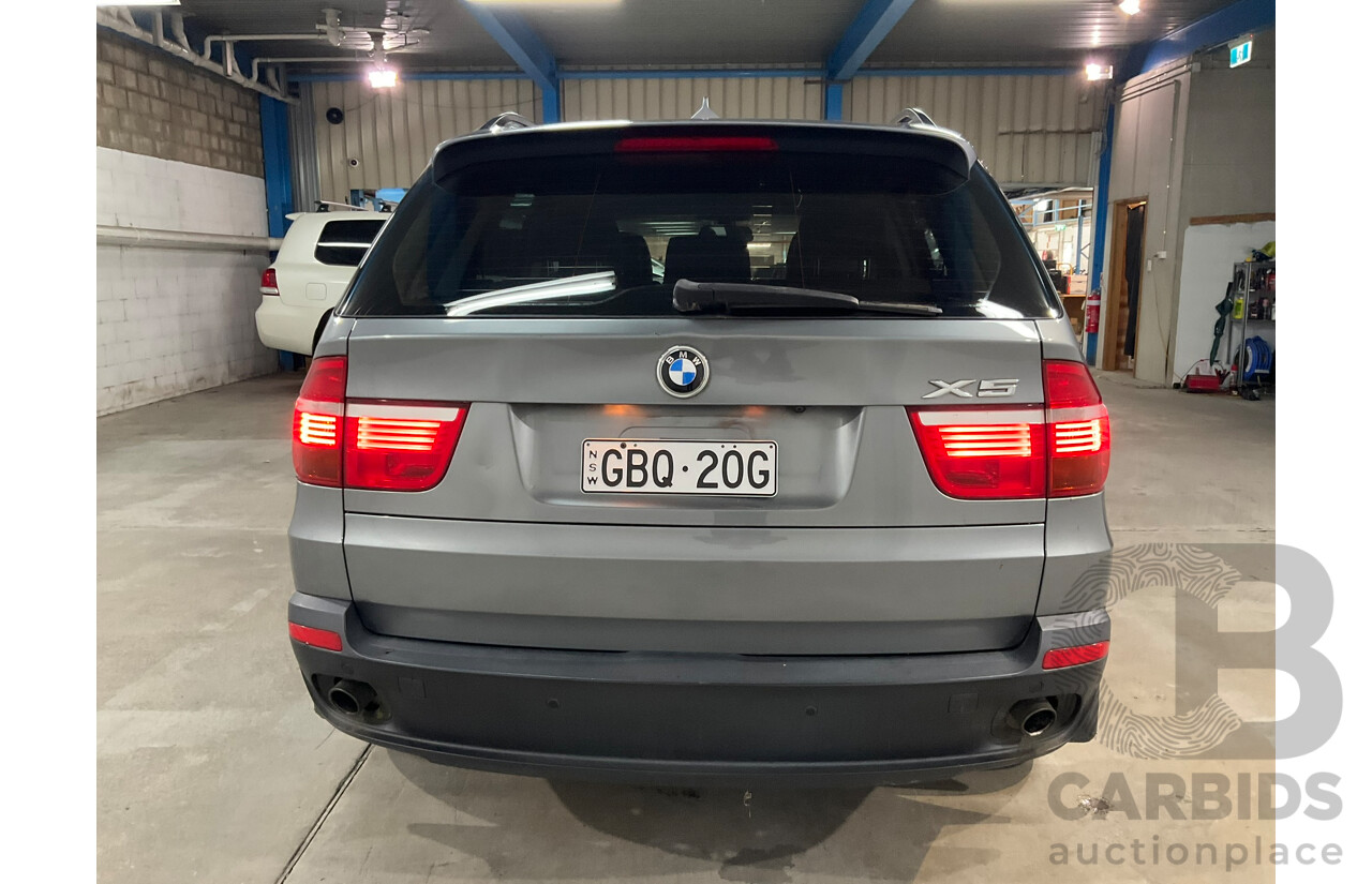 03/2010 BMW X5 xDrive30d 4x4 E70 MY09 4d Wagon Space Grey Metallic Turbo Diesel 3.0L