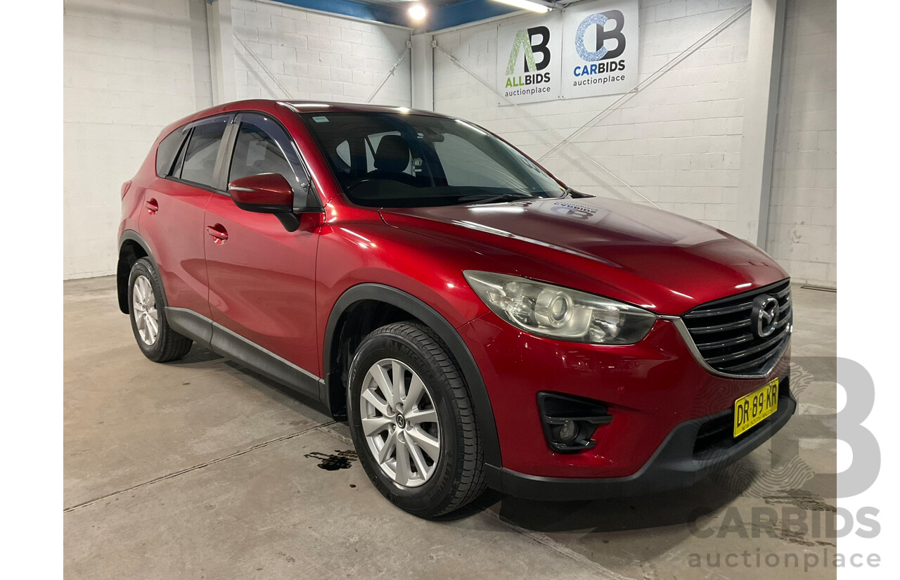 06/2015 Mazda CX-5 Maxx Sport (4x4) MY15 4D Wagon Soul Red Metallic Turbo Diesel 2.2L