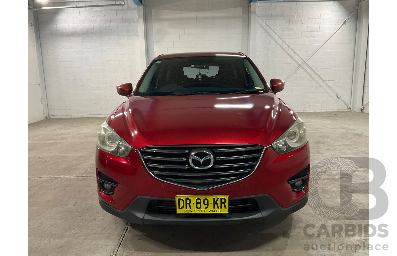 06/2015 Mazda CX-5 Maxx Sport (4x4) MY15 4D Wagon Soul Red Metallic Turbo Diesel 2.2L