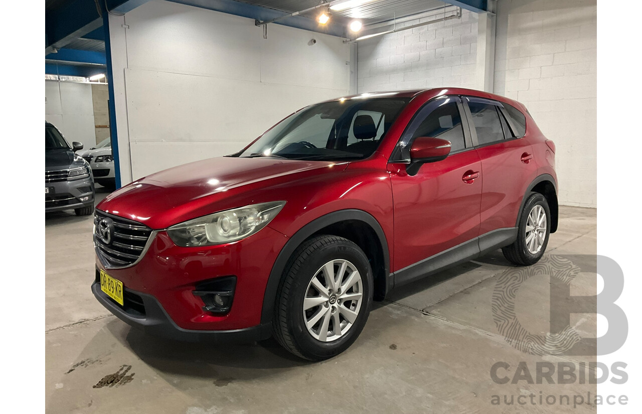 06/2015 Mazda CX-5 Maxx Sport (4x4) MY15 4D Wagon Soul Red Metallic Turbo Diesel 2.2L