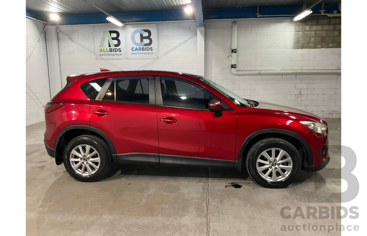 06/2015 Mazda CX-5 Maxx Sport (4x4) MY15 4D Wagon Soul Red Metallic Turbo Diesel 2.2L