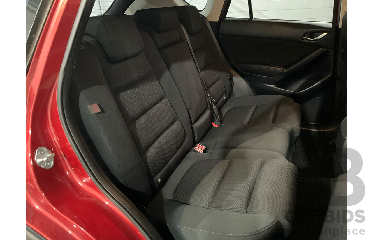 06/2015 Mazda CX-5 Maxx Sport (4x4) MY15 4D Wagon Soul Red Metallic Turbo Diesel 2.2L