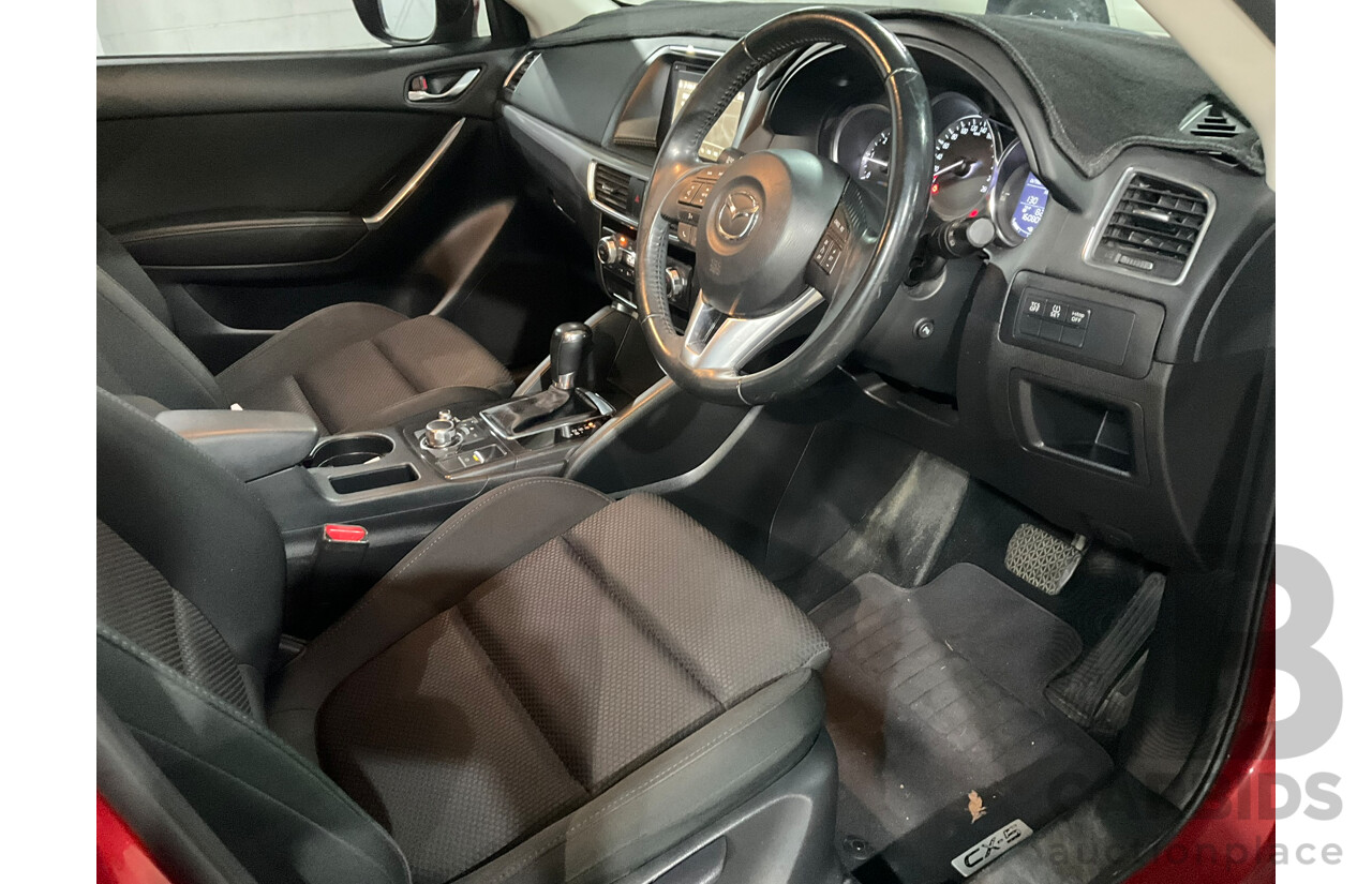 06/2015 Mazda CX-5 Maxx Sport (4x4) MY15 4D Wagon Soul Red Metallic Turbo Diesel 2.2L