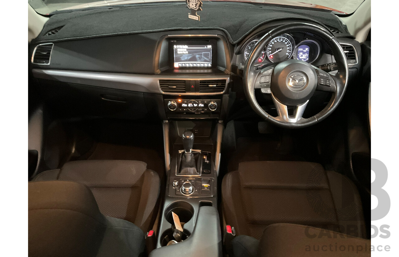 06/2015 Mazda CX-5 Maxx Sport (4x4) MY15 4D Wagon Soul Red Metallic Turbo Diesel 2.2L