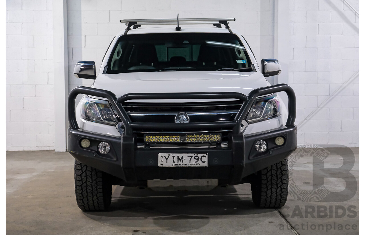 06/2018 Holden Colorado LTZ (4x4) RG MY19 Crew Cab P/Up White Turbo Diesel 2.8L