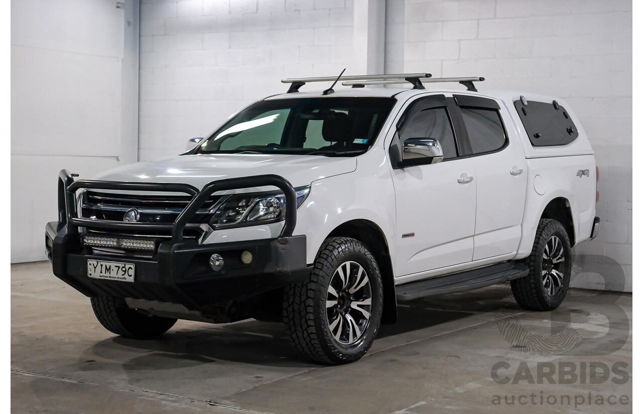 06/2018 Holden Colorado LTZ (4x4) RG MY19 Crew Cab P/Up White Turbo Diesel 2.8L