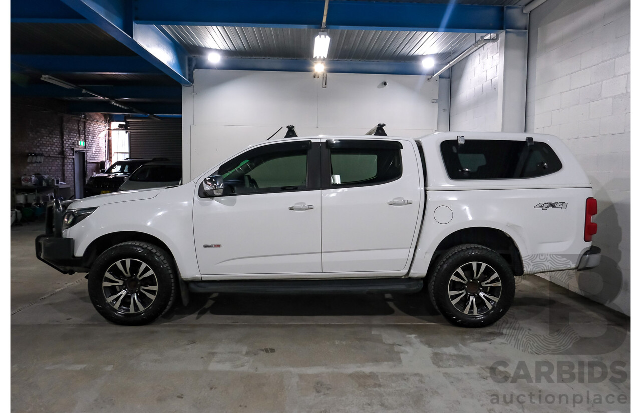 06/2018 Holden Colorado LTZ (4x4) RG MY19 Crew Cab P/Up White Turbo Diesel 2.8L