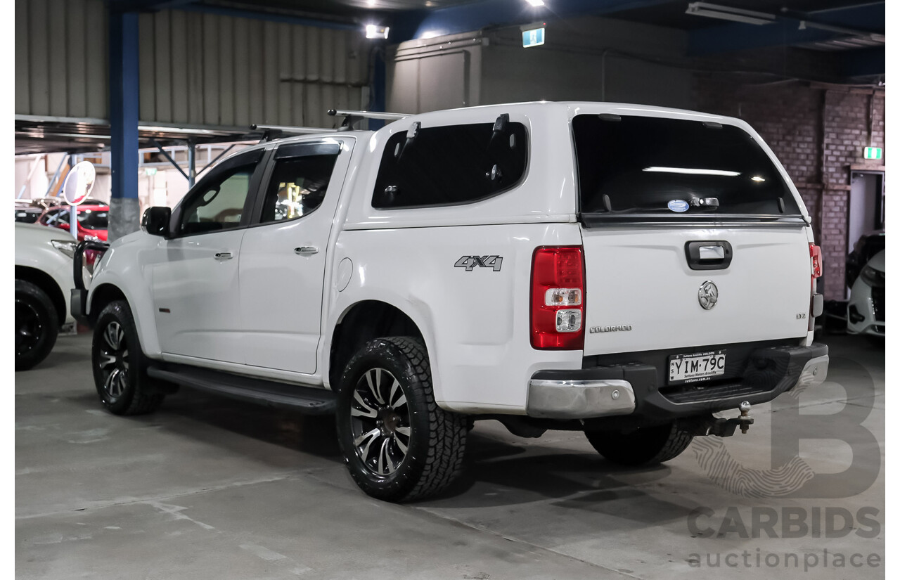06/2018 Holden Colorado LTZ (4x4) RG MY19 Crew Cab P/Up White Turbo Diesel 2.8L