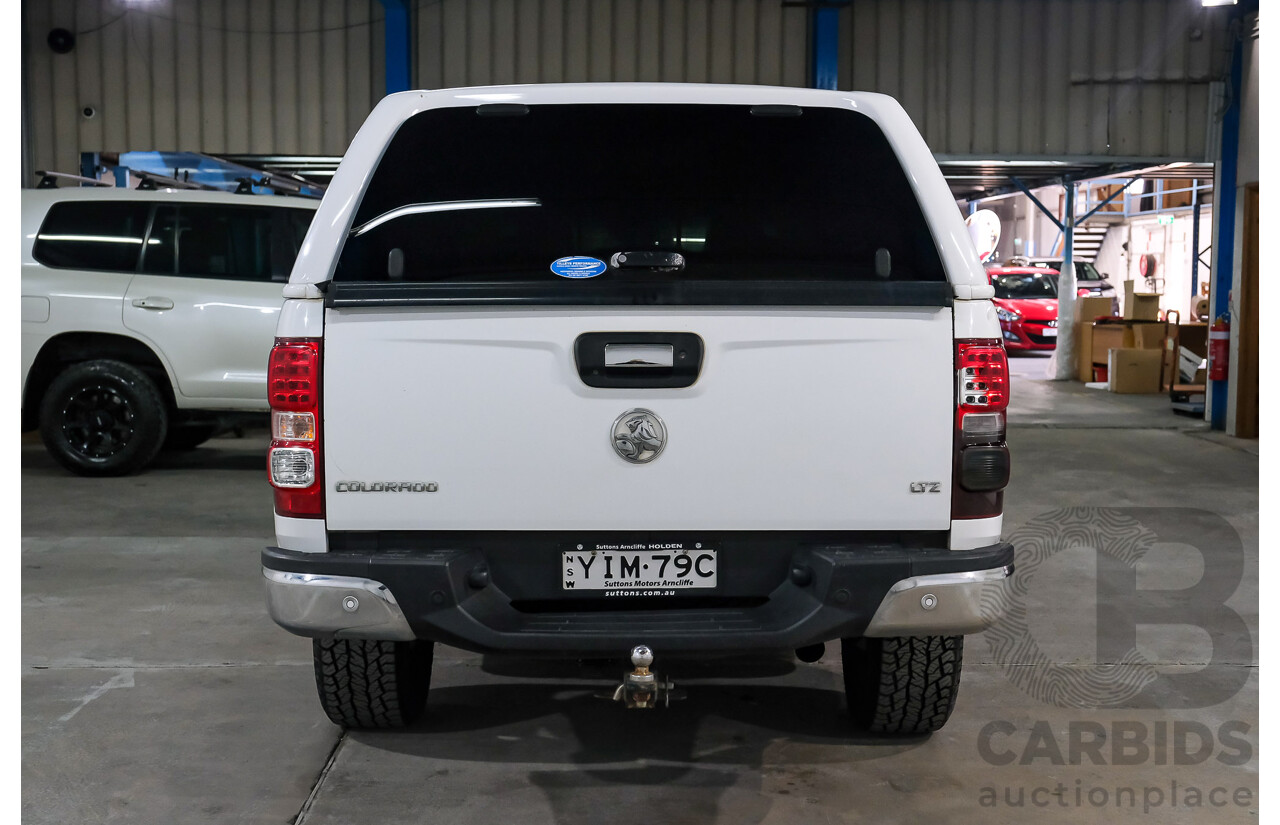 06/2018 Holden Colorado LTZ (4x4) RG MY19 Crew Cab P/Up White Turbo Diesel 2.8L