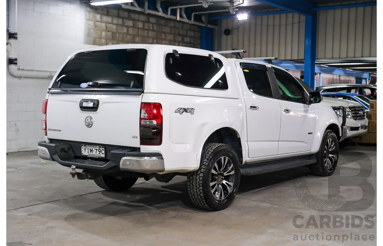 06/2018 Holden Colorado LTZ (4x4) RG MY19 Crew Cab P/Up White Turbo Diesel 2.8L