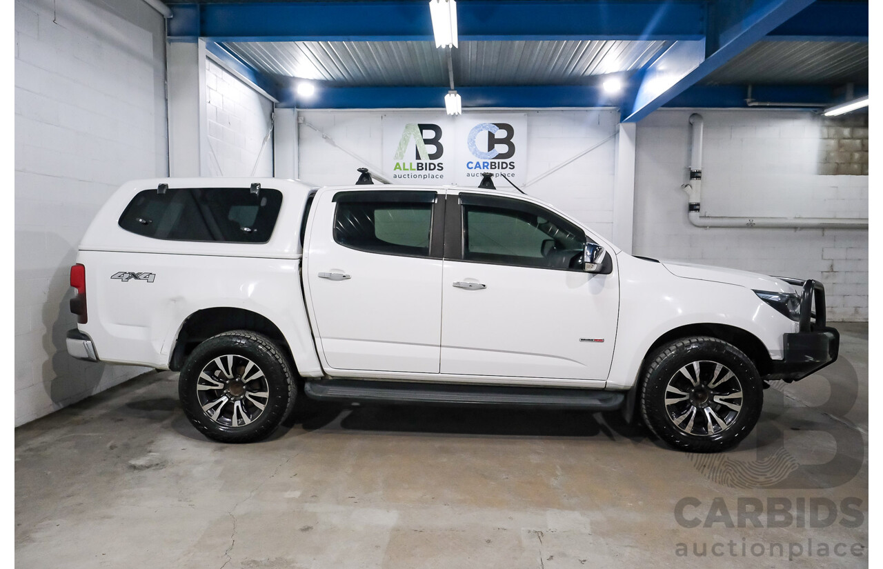 06/2018 Holden Colorado LTZ (4x4) RG MY19 Crew Cab P/Up White Turbo Diesel 2.8L