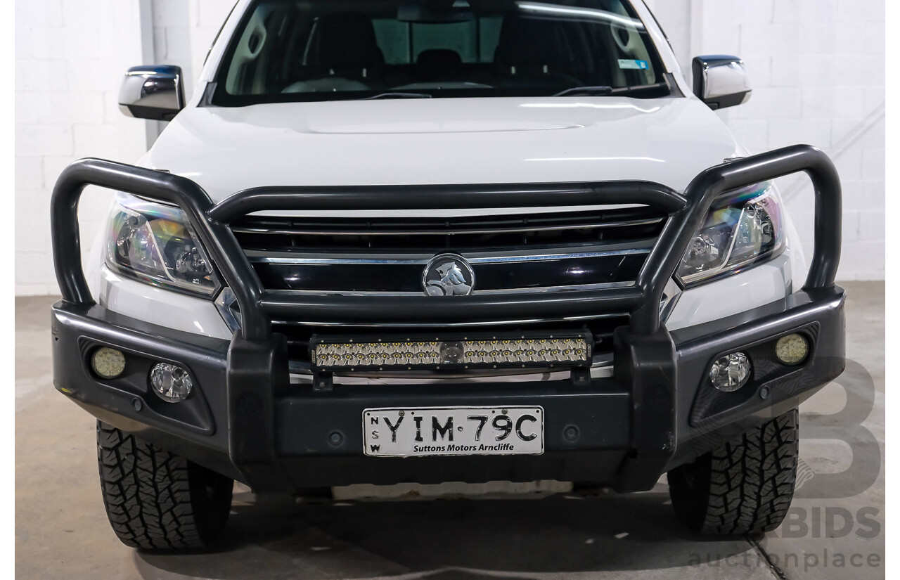 06/2018 Holden Colorado LTZ (4x4) RG MY19 Crew Cab P/Up White Turbo Diesel 2.8L