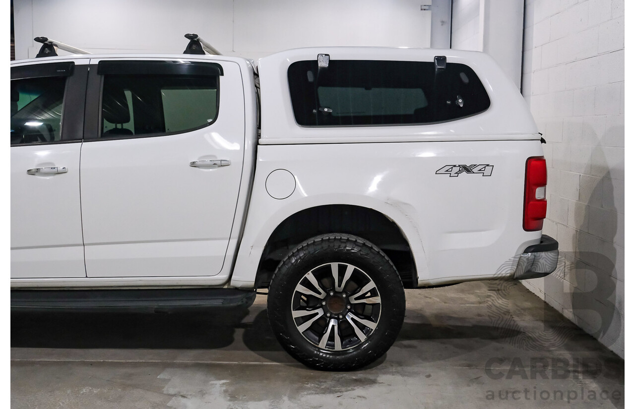 06/2018 Holden Colorado LTZ (4x4) RG MY19 Crew Cab P/Up White Turbo Diesel 2.8L