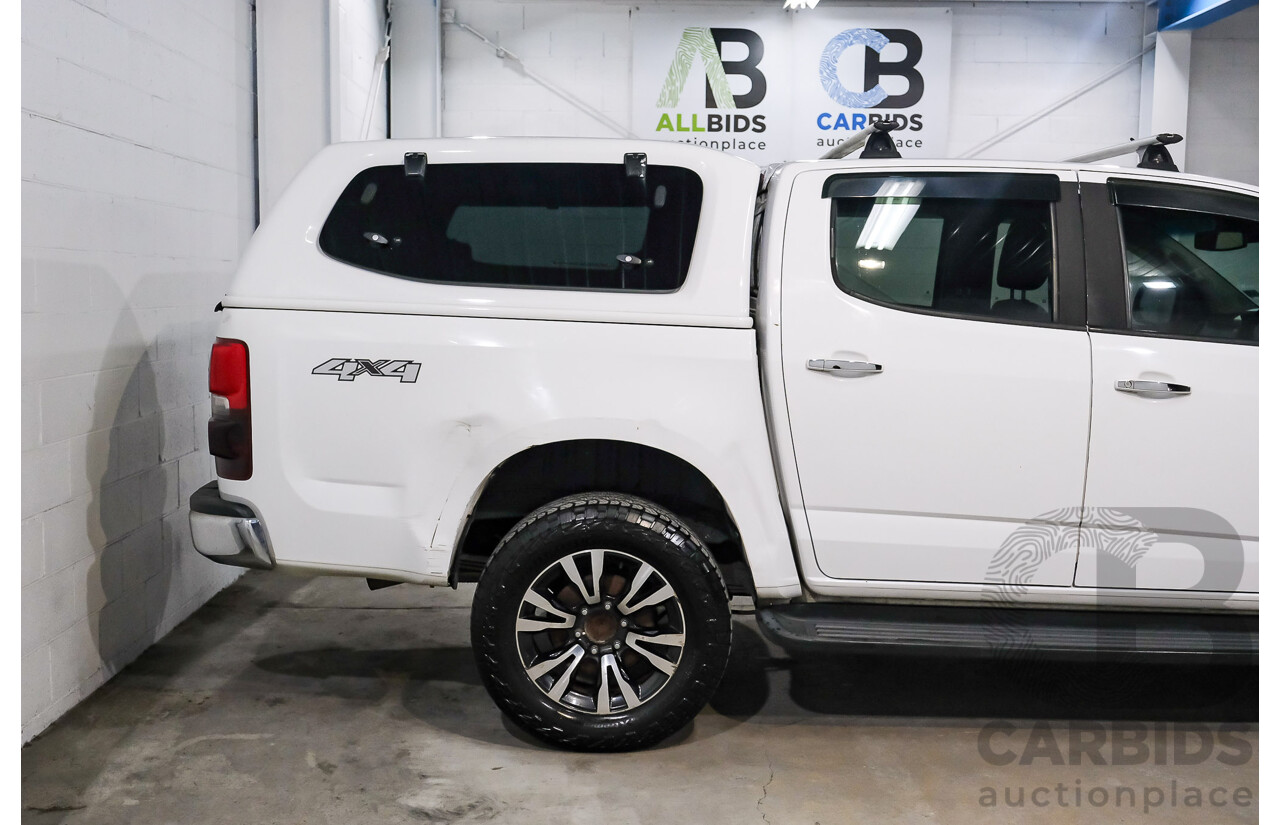 06/2018 Holden Colorado LTZ (4x4) RG MY19 Crew Cab P/Up White Turbo Diesel 2.8L