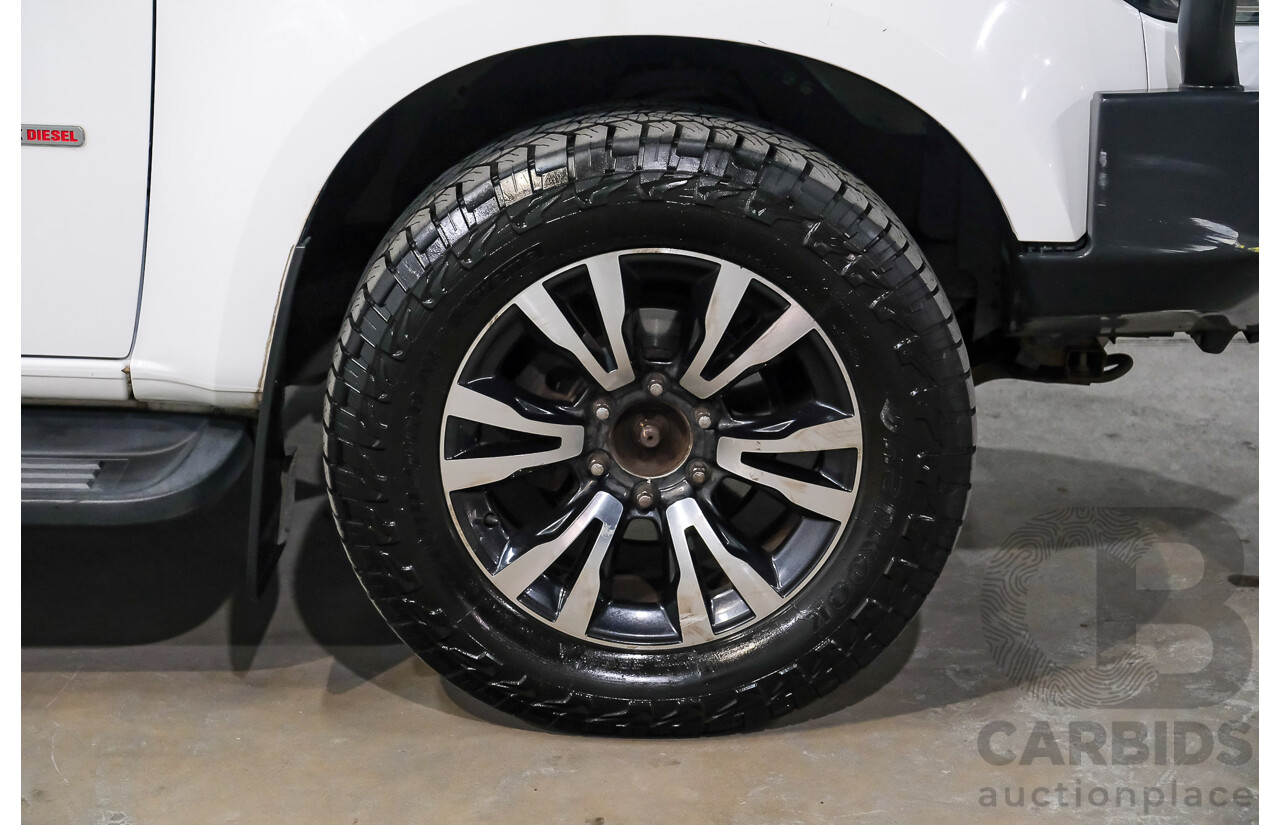 06/2018 Holden Colorado LTZ (4x4) RG MY19 Crew Cab P/Up White Turbo Diesel 2.8L