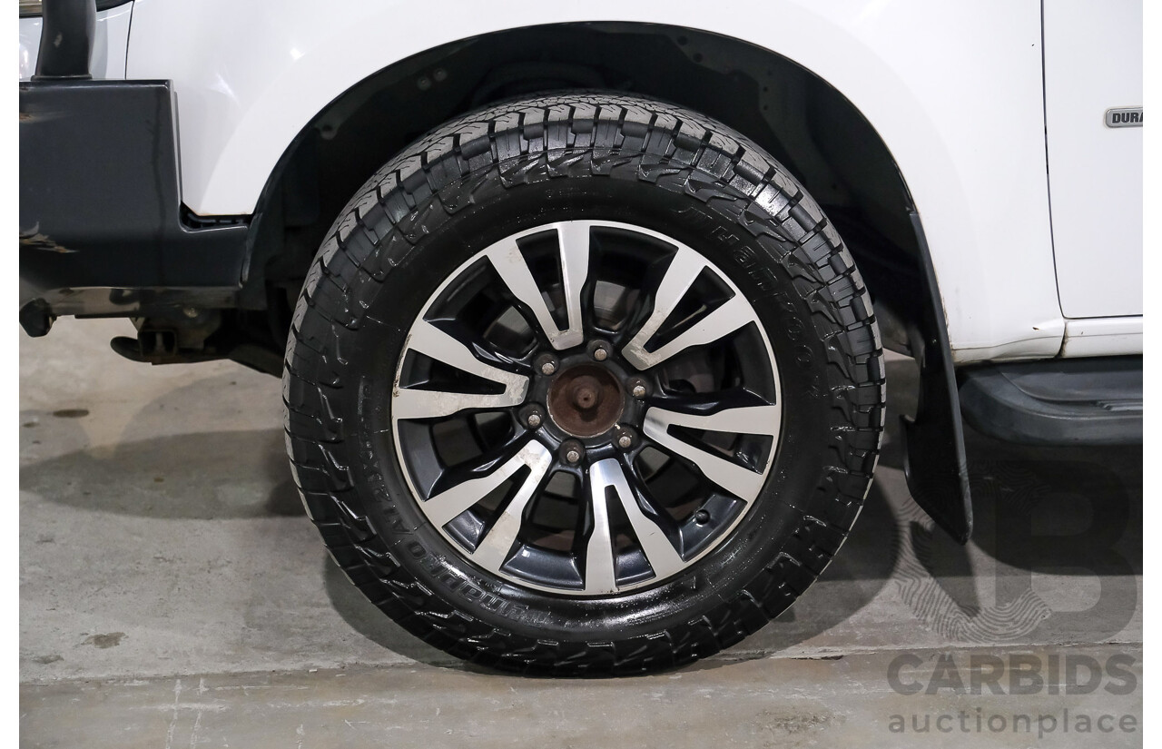 06/2018 Holden Colorado LTZ (4x4) RG MY19 Crew Cab P/Up White Turbo Diesel 2.8L