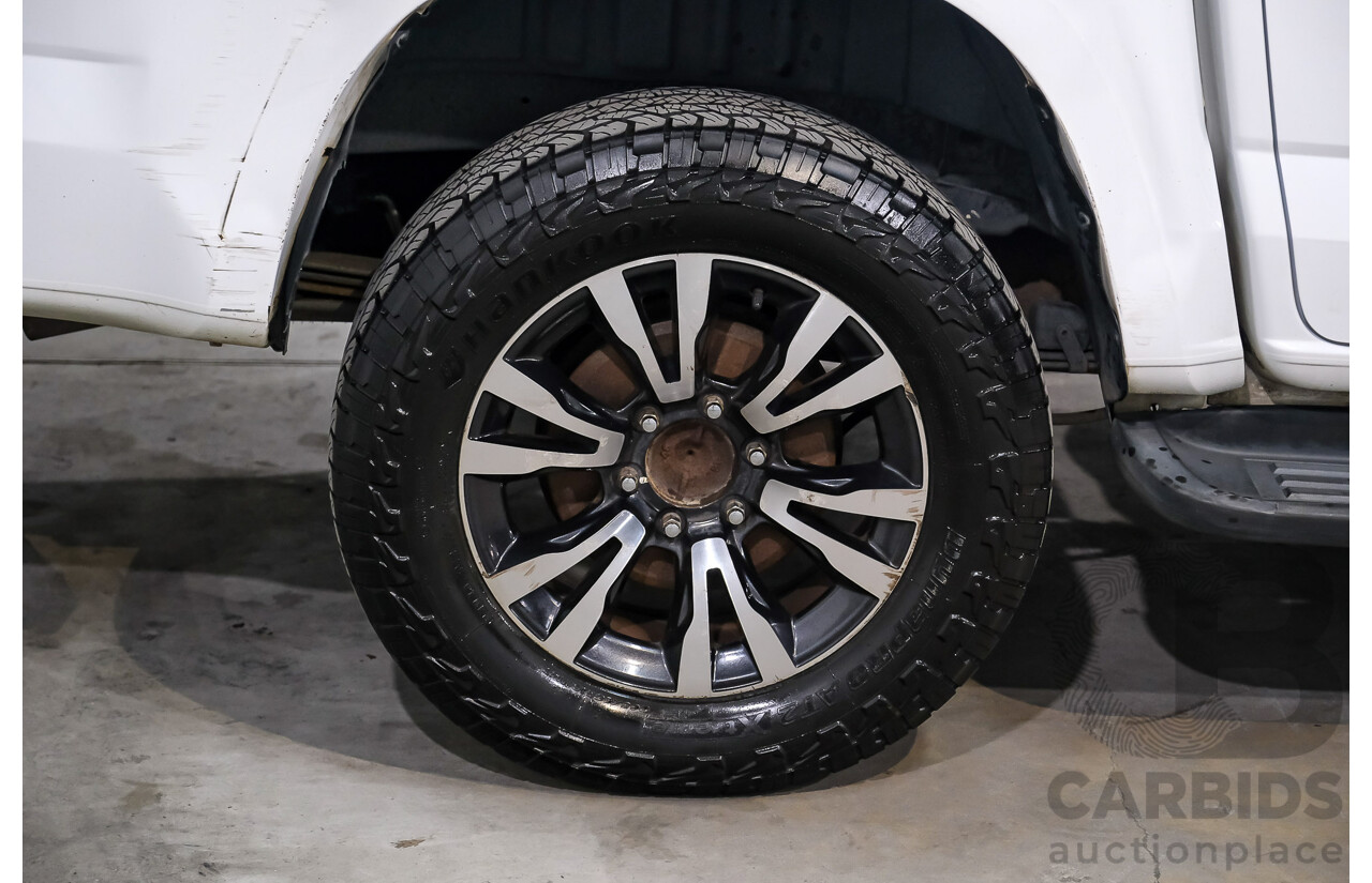 06/2018 Holden Colorado LTZ (4x4) RG MY19 Crew Cab P/Up White Turbo Diesel 2.8L