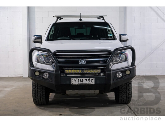 06/2018 Holden Colorado LTZ (4x4) RG MY19 Crew Cab P/Up White Turbo Diesel 2.8L