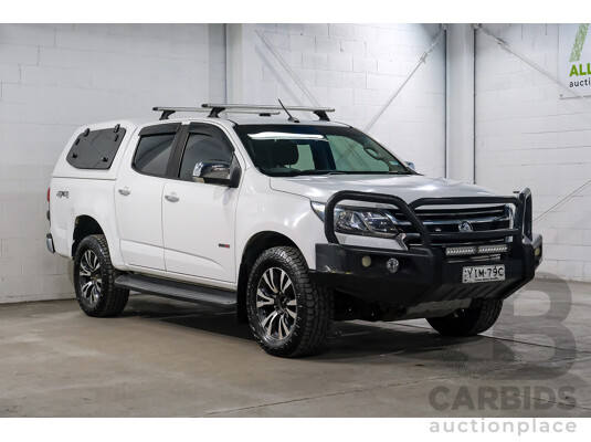 06/2018 Holden Colorado LTZ (4x4) RG MY19 Crew Cab P/Up White Turbo Diesel 2.8L