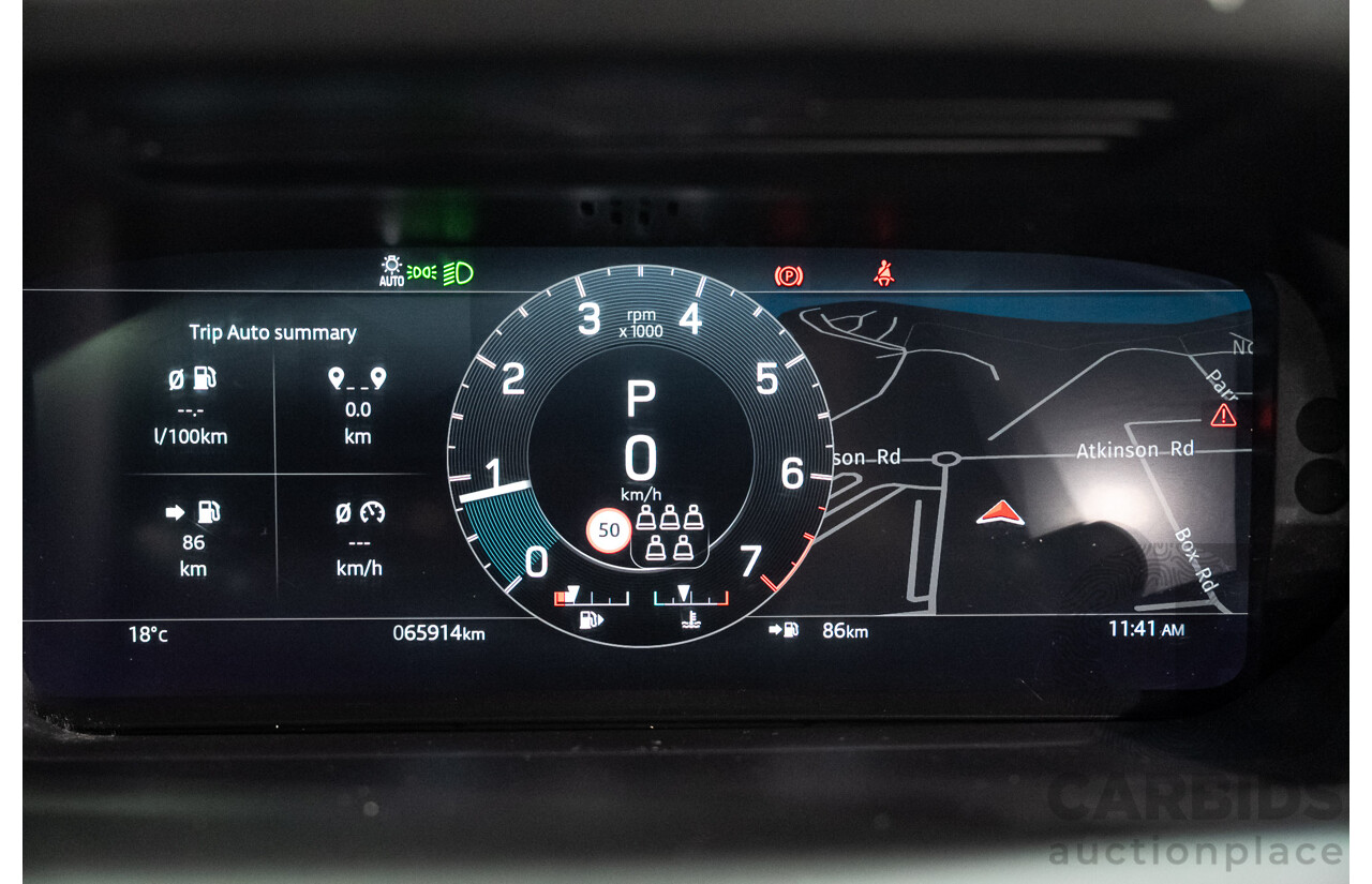 07/2021 Land Rover Discovery Sport P200 R-Dynamic S (147kW) AWD L550 MY21 4d Wagon Santorini Black Metallic Turbo 2.0L