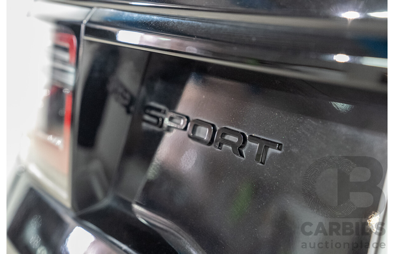 07/2021 Land Rover Discovery Sport P200 R-Dynamic S (147kW) AWD L550 MY21 4d Wagon Santorini Black Metallic Turbo 2.0L