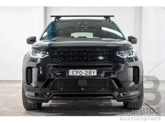 07/2021 Land Rover Discovery Sport P200 R-Dynamic S (147kW) AWD L550 MY21 4d Wagon Santorini Black Metallic Turbo 2.0L