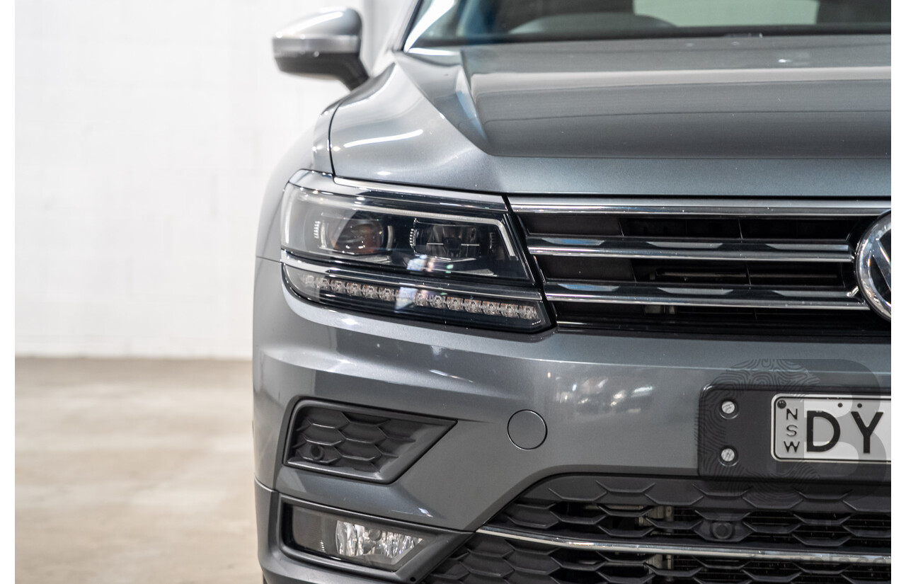 08/2018 Volkswagen Tiguan Allspace 140 TDI Highline (AWD) 5NA MY18 4d Wagon Grey Turbo Diesel 2.0L