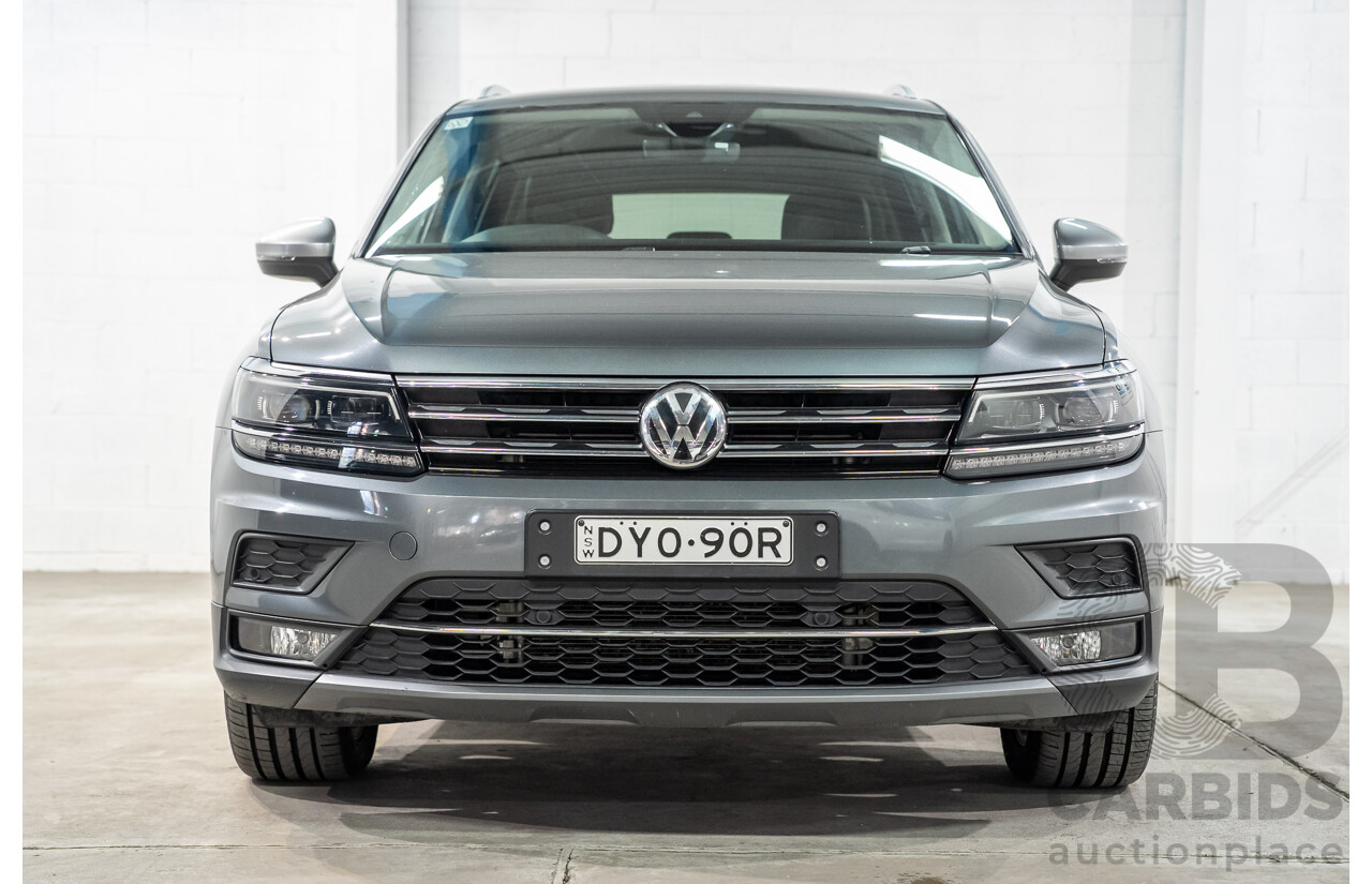 08/2018 Volkswagen Tiguan Allspace 140 TDI Highline (AWD) 5NA MY18 4d Wagon Grey Turbo Diesel 2.0L