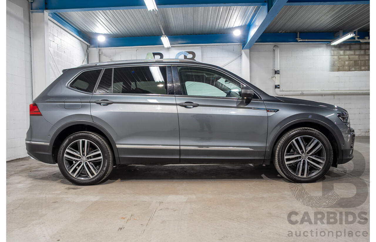 08/2018 Volkswagen Tiguan Allspace 140 TDI Highline (AWD) 5NA MY18 4d Wagon Grey Turbo Diesel 2.0L