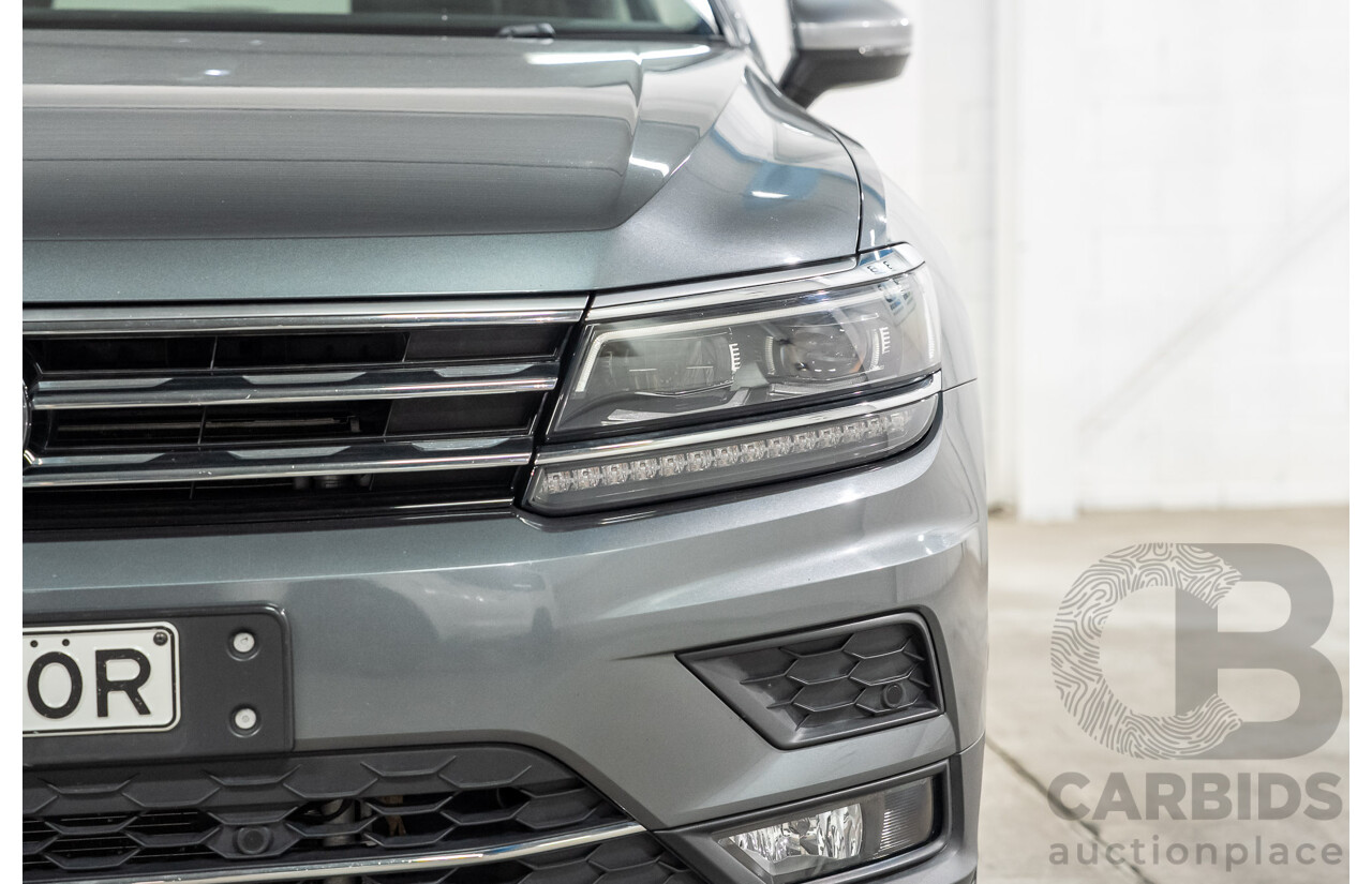 08/2018 Volkswagen Tiguan Allspace 140 TDI Highline (AWD) 5NA MY18 4d Wagon Grey Turbo Diesel 2.0L