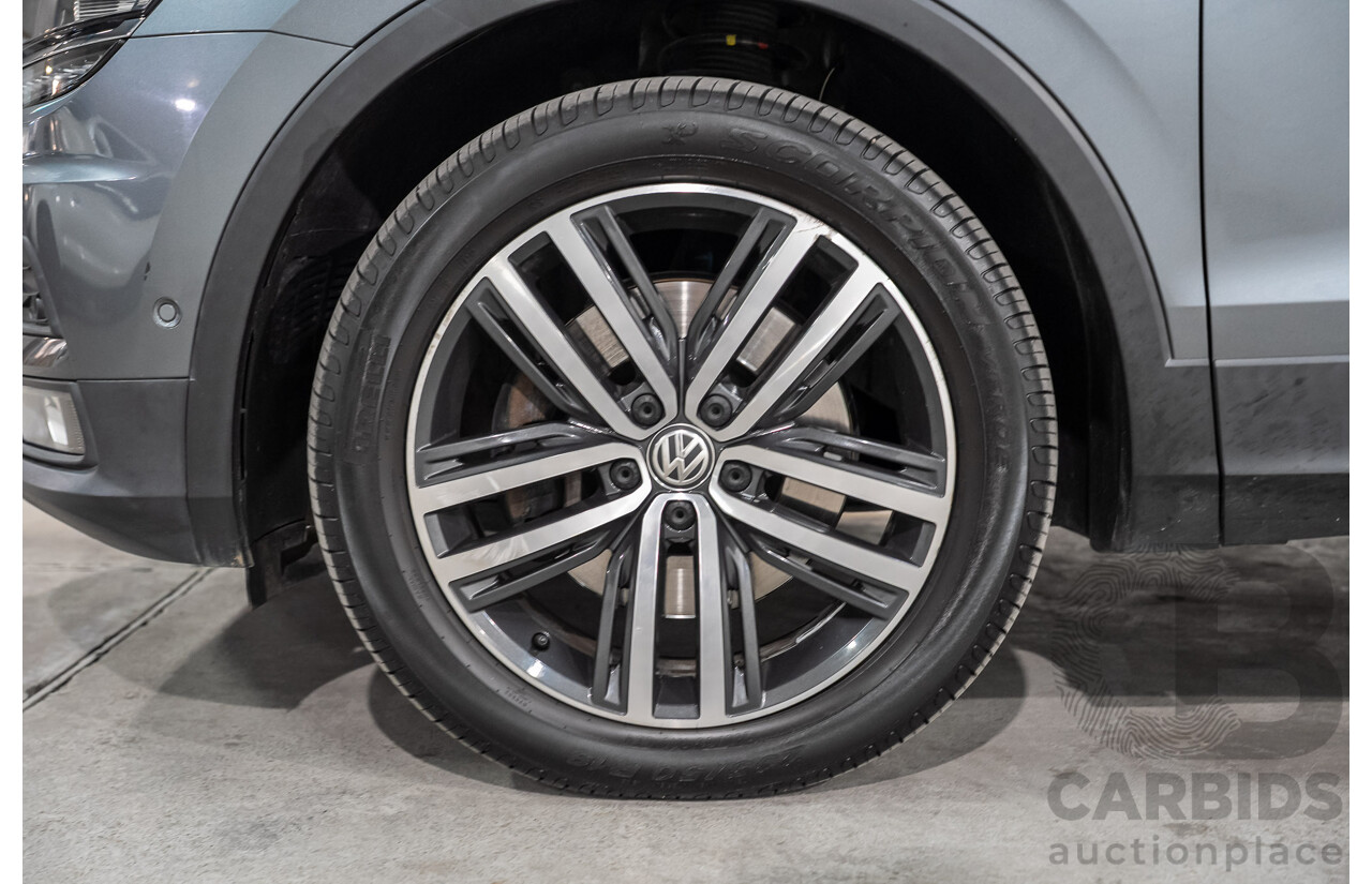 08/2018 Volkswagen Tiguan Allspace 140 TDI Highline (AWD) 5NA MY18 4d Wagon Grey Turbo Diesel 2.0L