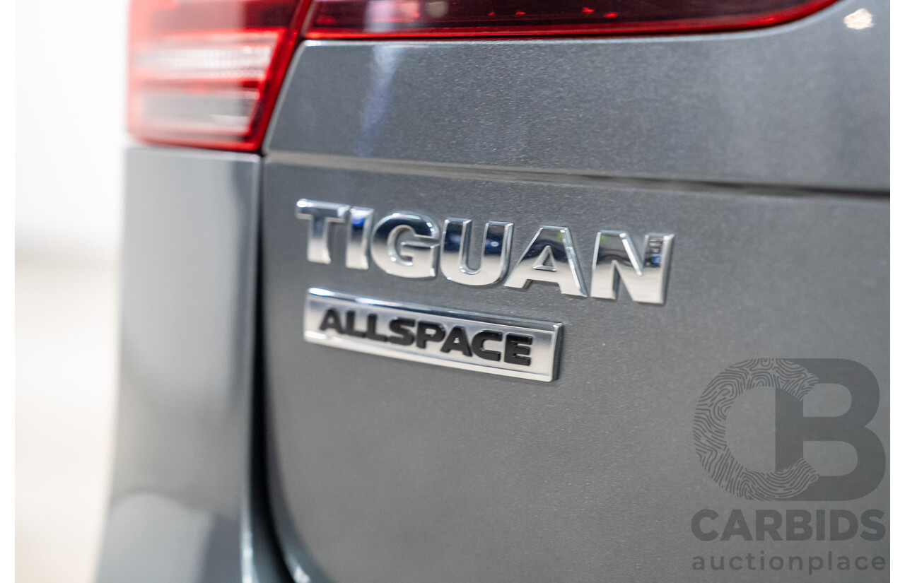08/2018 Volkswagen Tiguan Allspace 140 TDI Highline (AWD) 5NA MY18 4d Wagon Grey Turbo Diesel 2.0L