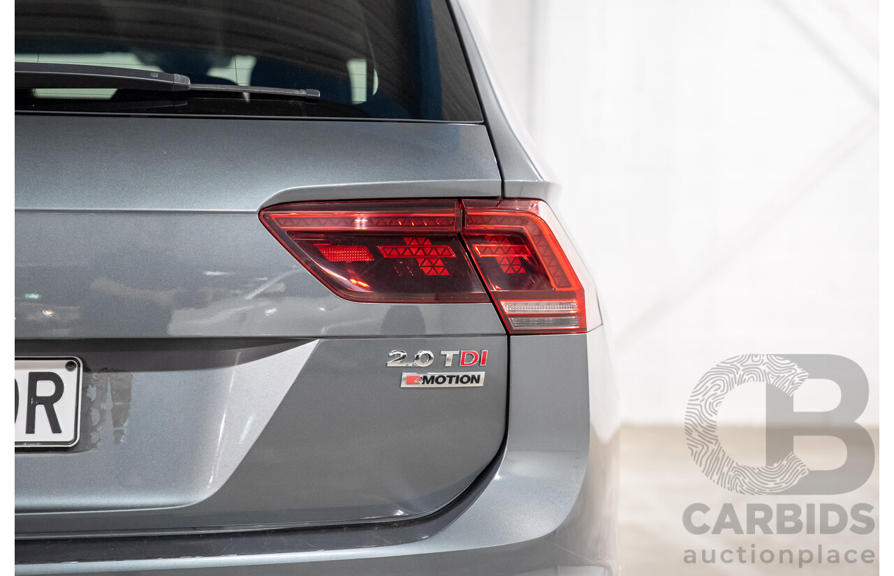 08/2018 Volkswagen Tiguan Allspace 140 TDI Highline (AWD) 5NA MY18 4d Wagon Grey Turbo Diesel 2.0L