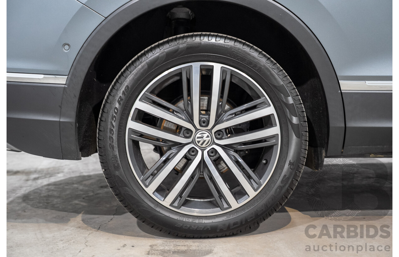08/2018 Volkswagen Tiguan Allspace 140 TDI Highline (AWD) 5NA MY18 4d Wagon Grey Turbo Diesel 2.0L