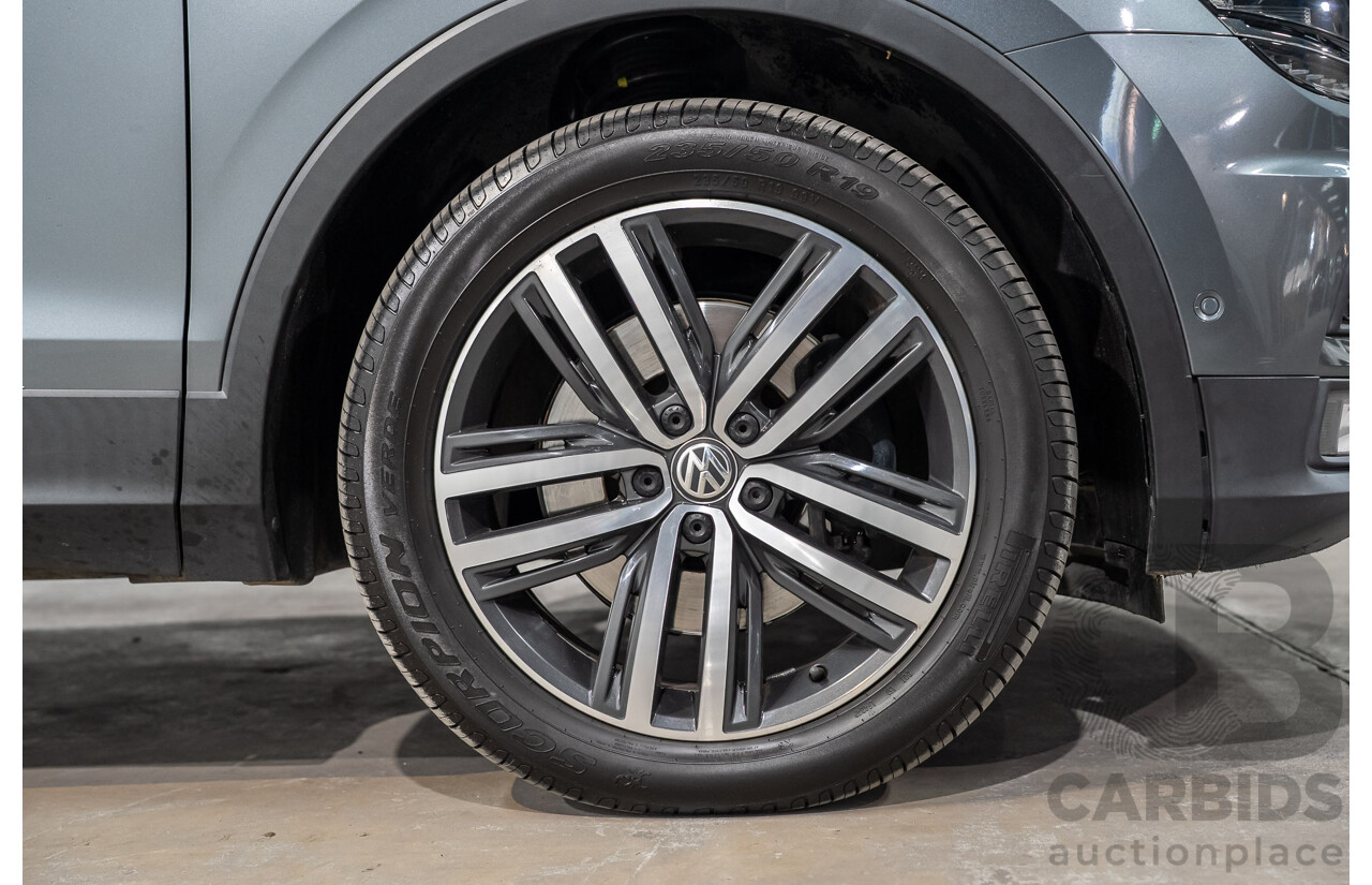 08/2018 Volkswagen Tiguan Allspace 140 TDI Highline (AWD) 5NA MY18 4d Wagon Grey Turbo Diesel 2.0L