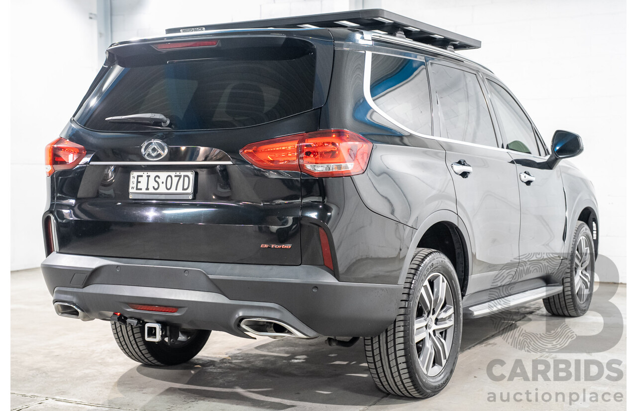 01/2020 LDV D90 Executive (4WD) D20 SV9A MY20 4d Wagon Metal Black Twin Turbo Diesel 2.0L