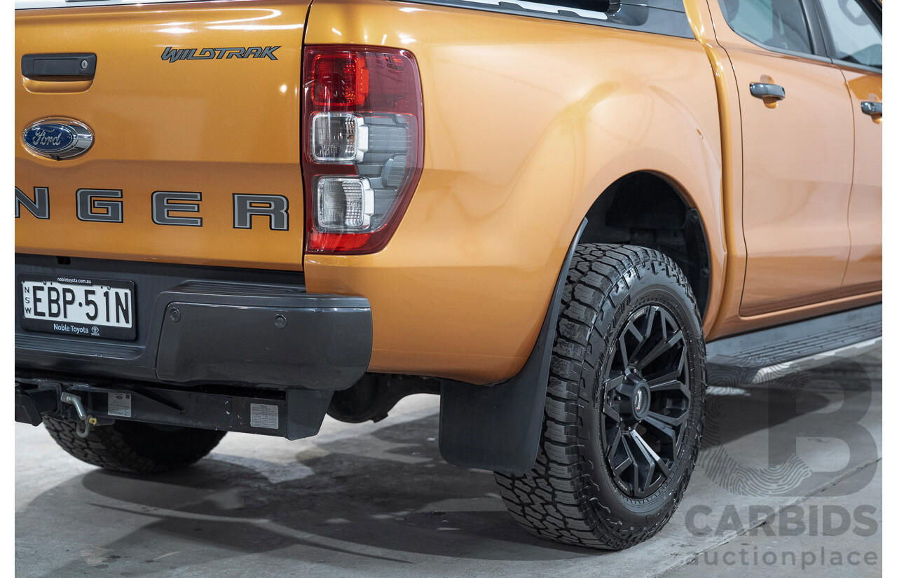 05/2019 Ford Ranger Wildtrak 2.0 (4x4) PX MKIII MY19 Double Cab P/Up Orange Twin Turbo Diesel 2.0L