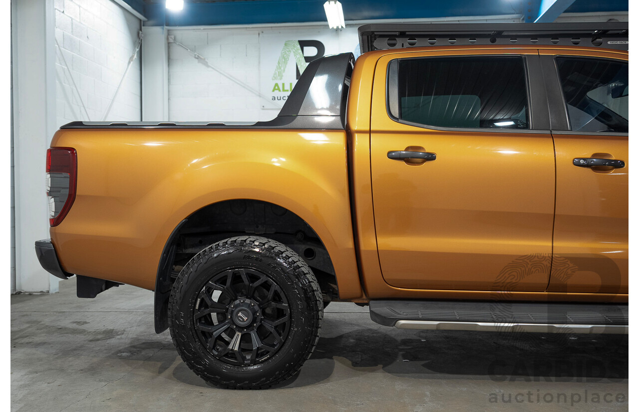 05/2019 Ford Ranger Wildtrak 2.0 (4x4) PX MKIII MY19 Double Cab P/Up Orange Twin Turbo Diesel 2.0L