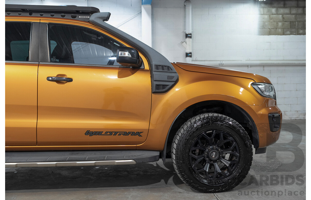 05/2019 Ford Ranger Wildtrak 2.0 (4x4) PX MKIII MY19 Double Cab P/Up Orange Twin Turbo Diesel 2.0L