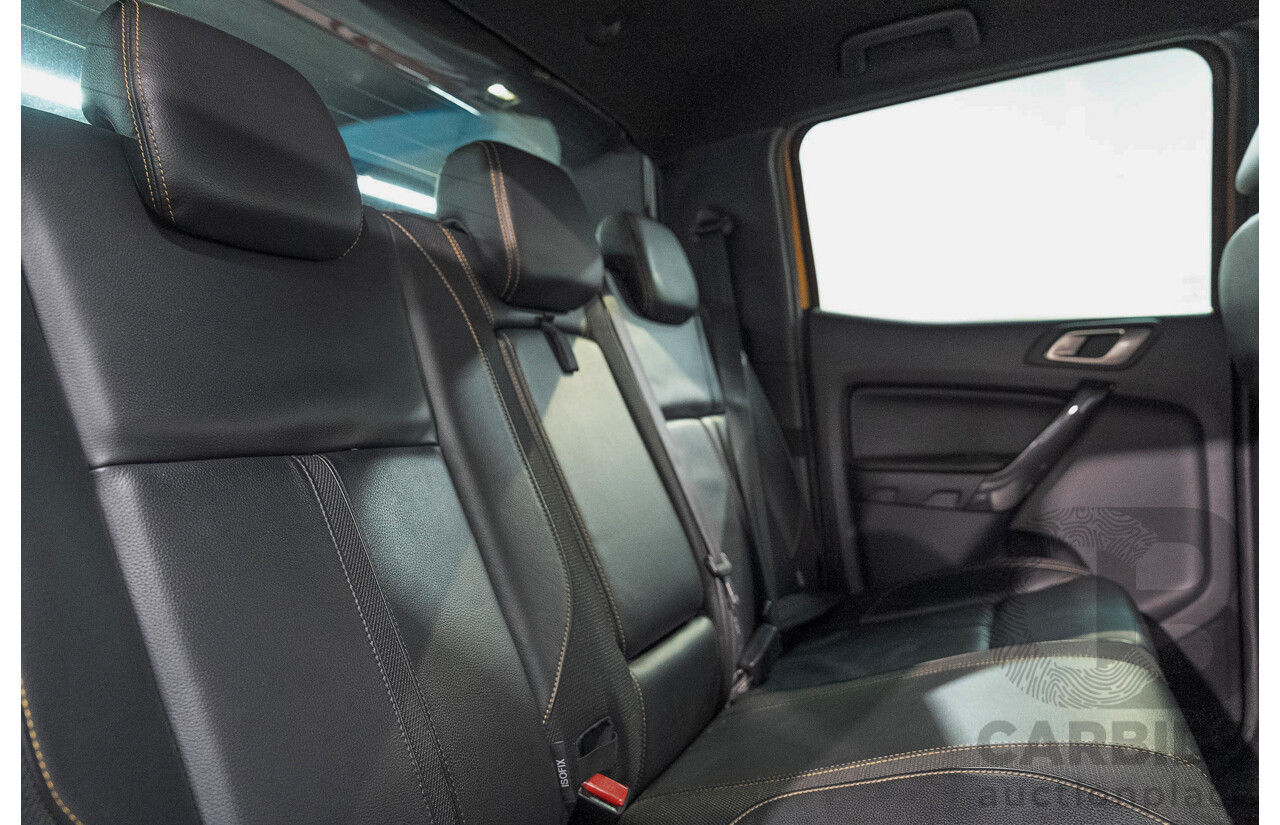 05/2019 Ford Ranger Wildtrak 2.0 (4x4) PX MKIII MY19 Double Cab P/Up Orange Twin Turbo Diesel 2.0L